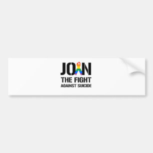 Join the fight against gay suicide bumper sticker