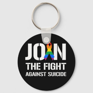 Join the fight against LGBT suicide Key Ring