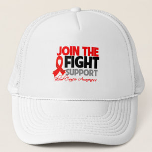 Join The Fight Support Blood Cancer Awareness Trucker Hat