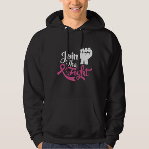 Join The Fight Support Breast Cancer Awareness Hoodie