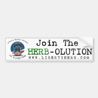Join the Herb-olution Bumper Sticker
