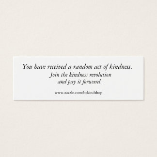 Join the kindness revolution, and pay it forwar...