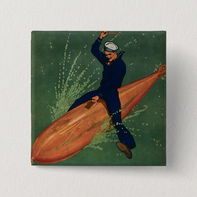 Join the Navy 15 Cm Square Badge (Front)