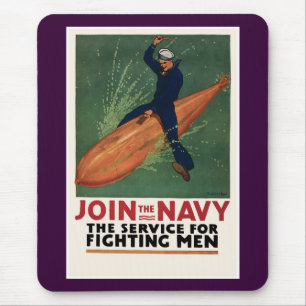 Join the Navy Mouse Mat