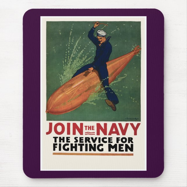 Join the Navy Mouse Mat (Front)