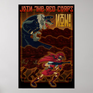 Join The Red Corps Poster
