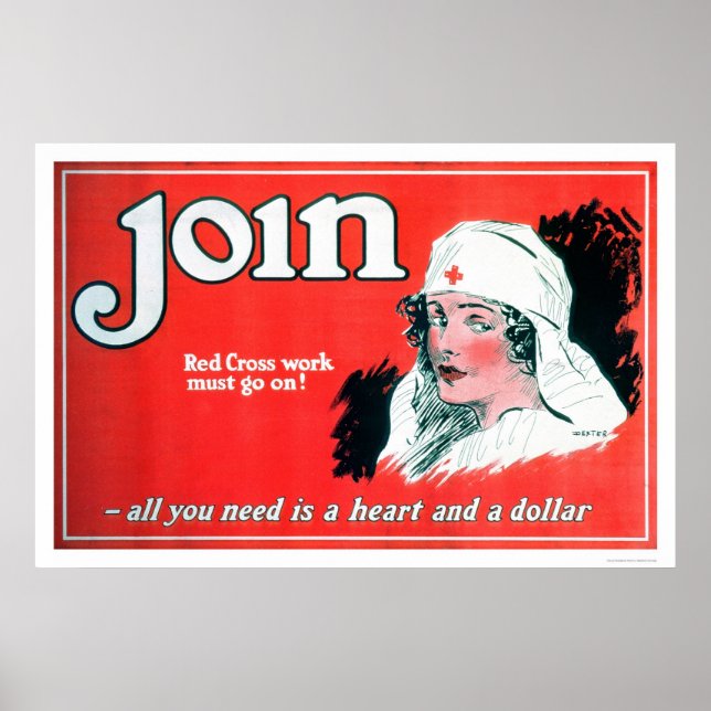 Join the Red Cross (US00027A) Poster (Front)