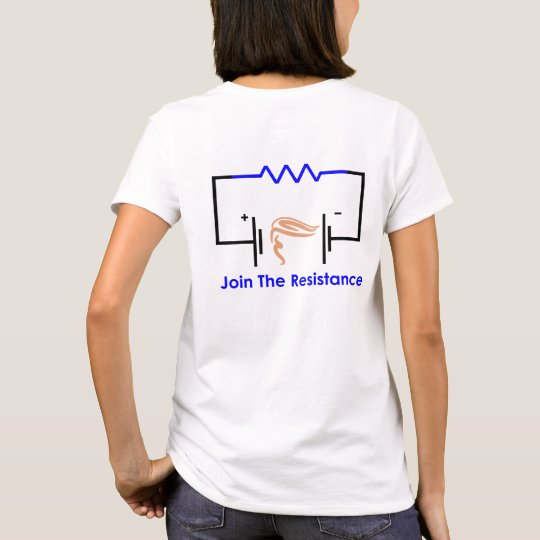 Join The Resistance2-side t-shirt (F)