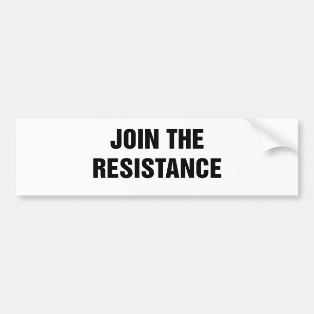 Join the Resistance Bumper Sticker (Front)