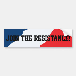 Join the Resistance Bumper StickerJoi Sticker