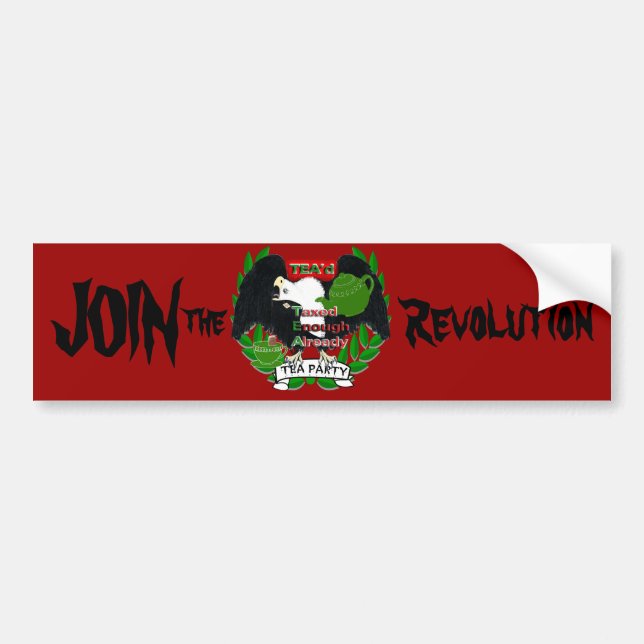 Join the Revolution Bumper Sticker (Front)