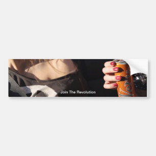 Join The Revolution Bumper Sticker Verve w/women
