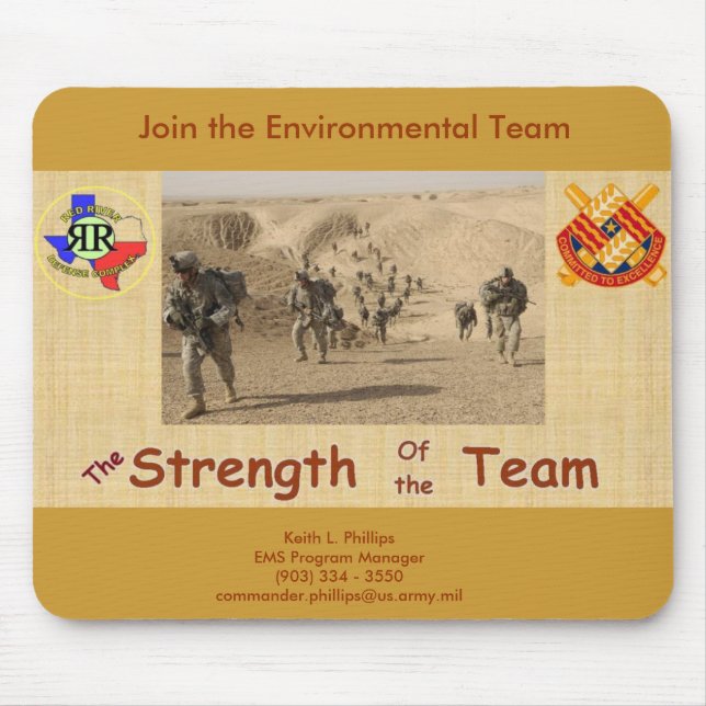 ...Join the Team Mouse Mat (Front)