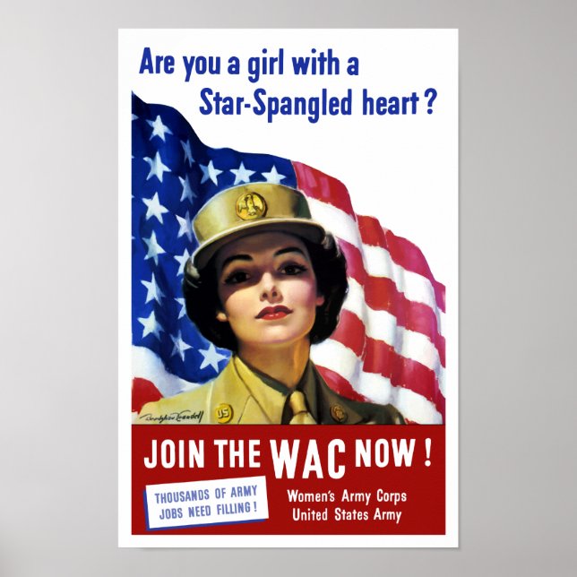 Join The WAC Now -- WWII Poster (Front)