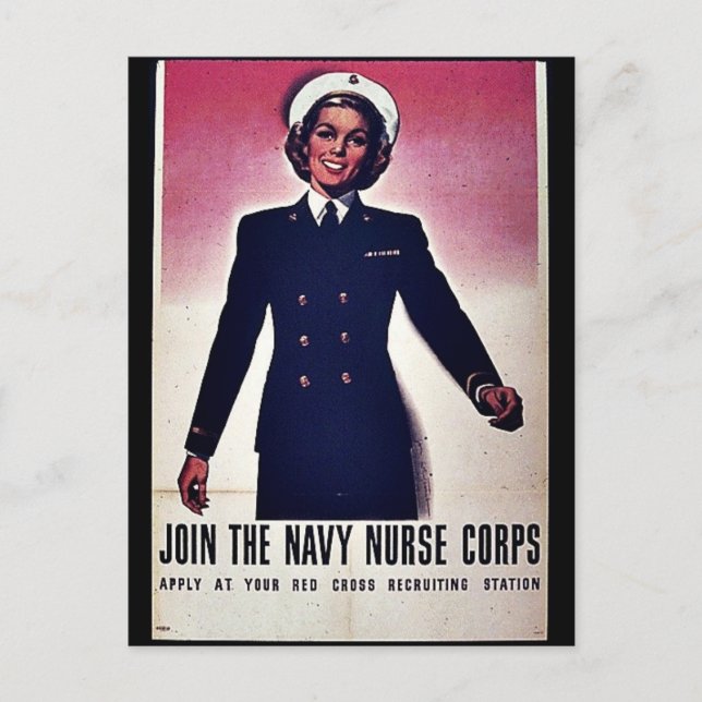 Join Tht Navy Nurse Corps Postcard (Front)