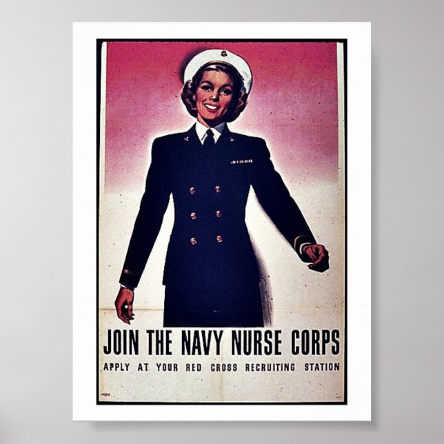 Join Tht Navy Nurse Corps Poster (Front)
