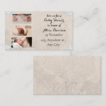Join us for a Baby Shower in honour Enclosure Card