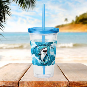 Join Us For a Bite Shark Acrylic Tumbler