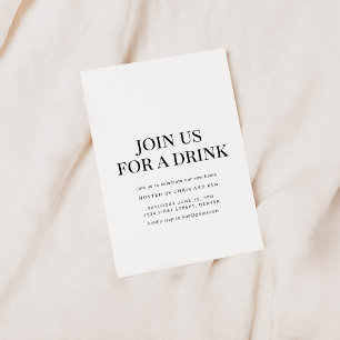 Join Us For A Drink Housewarming Party Invite