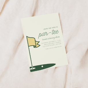 Join Us For A Par-Tee Golf Birthday Party Invite