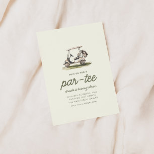 Join Us For A Par-Tee Golf Birthday Party Invite