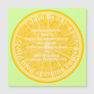 join us for a refreshing... magnetic invitation