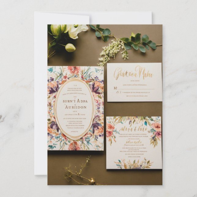 "Join Us for Memorable Celebration" Invitation (Front)