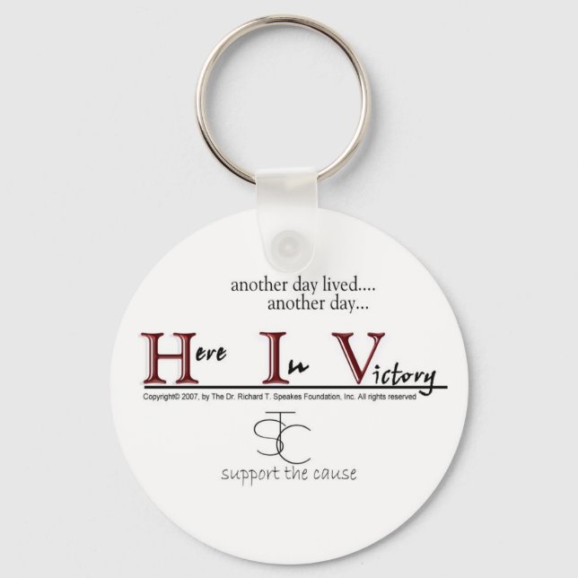 Join us in our efforts to uplift the heart, mind a key ring (Front)