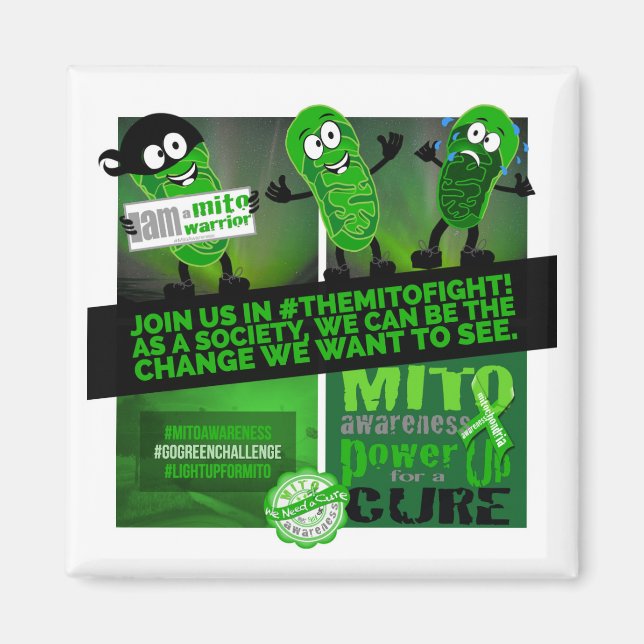Join Us In #TheMitoFight Magnet (Front)