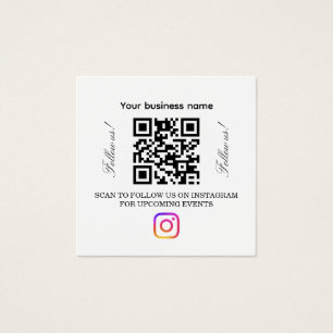 Join Us on Instagram QR Code Sign Barbershop