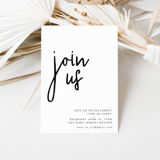 Join Us Party Invitation All Occasion