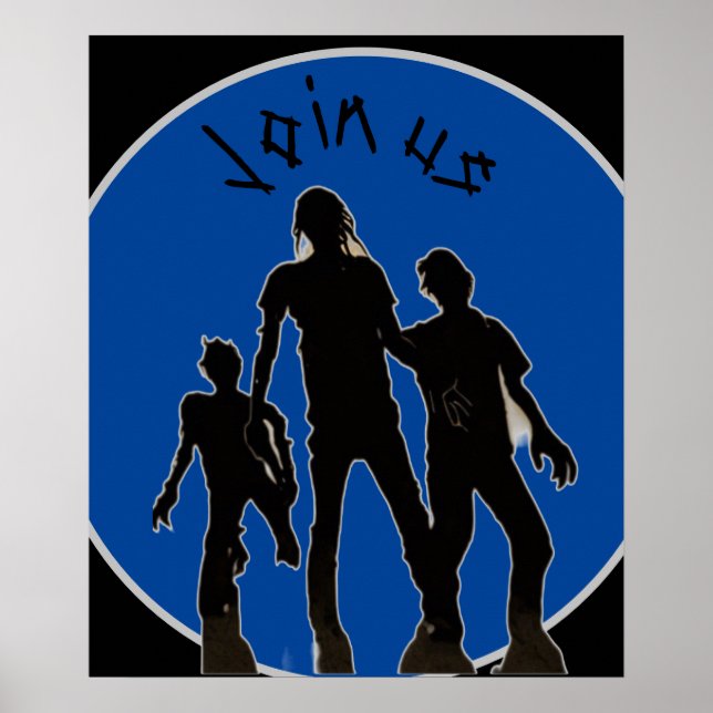 Join us zombie Poster (Front)