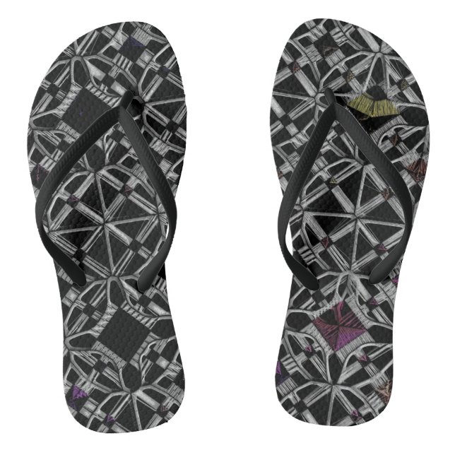 Joined at the Crossroads Thongs (Footbed)