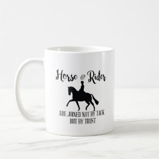 Joined not by tack but trust, horse coffee Mug