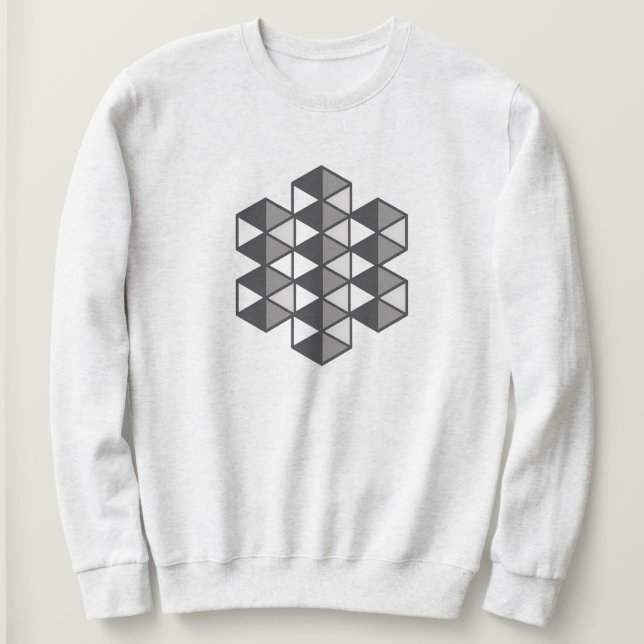 Joined Triangles Women's Sweatshirt (Design Front)