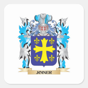 Joiner Coat of Arms - Family Crest Square Sticker