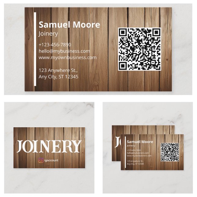 Joinery Templates Business Card (Joinery Templates Business Card
)