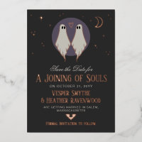 Joining of Souls Ghosts Lesbian Save the Date