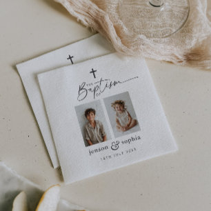 Joint Baptism 2 Photo Napkin