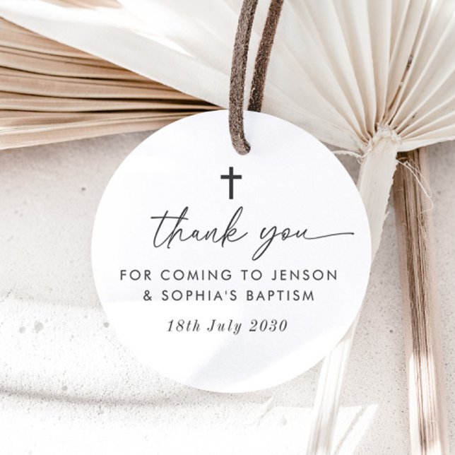 Joint Baptism Favour Tags (Creator Uploaded)