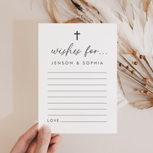 Joint Baptism Wishes Card