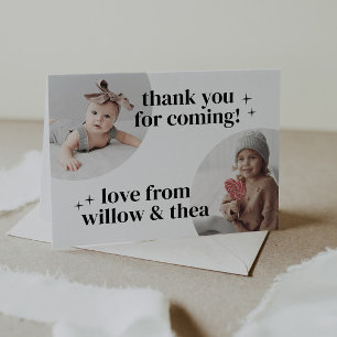 Joint Birthday Invitation with Arches