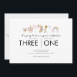 Joint Birthday Party - Unicorn Theme Invitation<br><div class="desc">Joint birthday invitation for siblings or friends. Perfect for your rodeo themed party!</div>