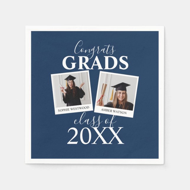 Joint Graduation | 2 Photo Napkins (Front)