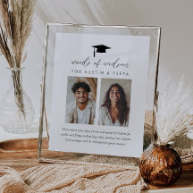 Joint Graduation Words of Wisdom Poster