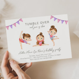 Joint Gymnastics Birthday Invitation