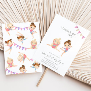 Joint Gymnastics Birthday Invitation
