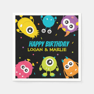 Joint Monster Birthday Party Napkin