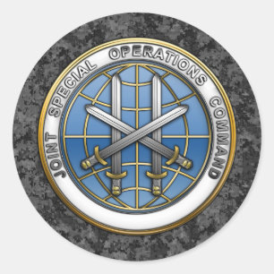 Joint Special Operations Command Classic Round Sticker