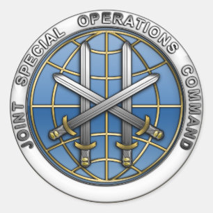 Joint Special Operations Command Classic Round Sticker